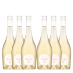 Zes flessen rosé wijn.Le Blanc 0.0% 2025 | Oh my Baie | 75 cl